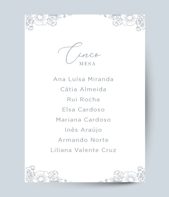 Seating plan - Classico 2